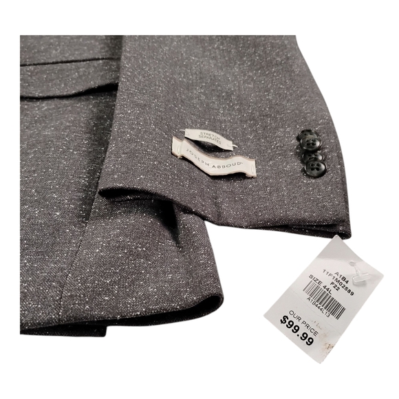 Joseph Abboud Gray Suit, Jacket 44L, Pants 40Wx30 - Picture 15 of 16